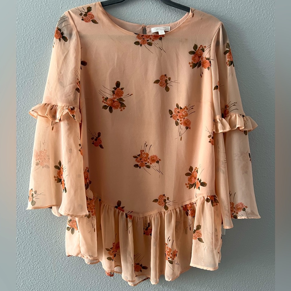 LC boho floral top
